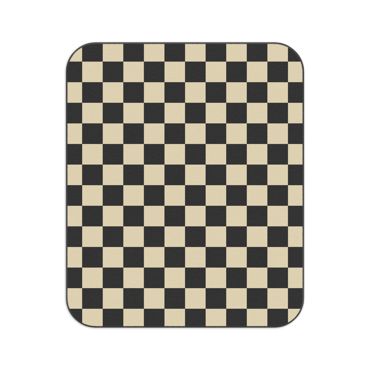 Black & White Checkered Picnic Blanket