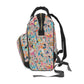 Rainbow Terrazzo Multifunctional Diaper Backpack