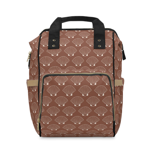 Neutral Seashell Multifunctional Diaper Backpack