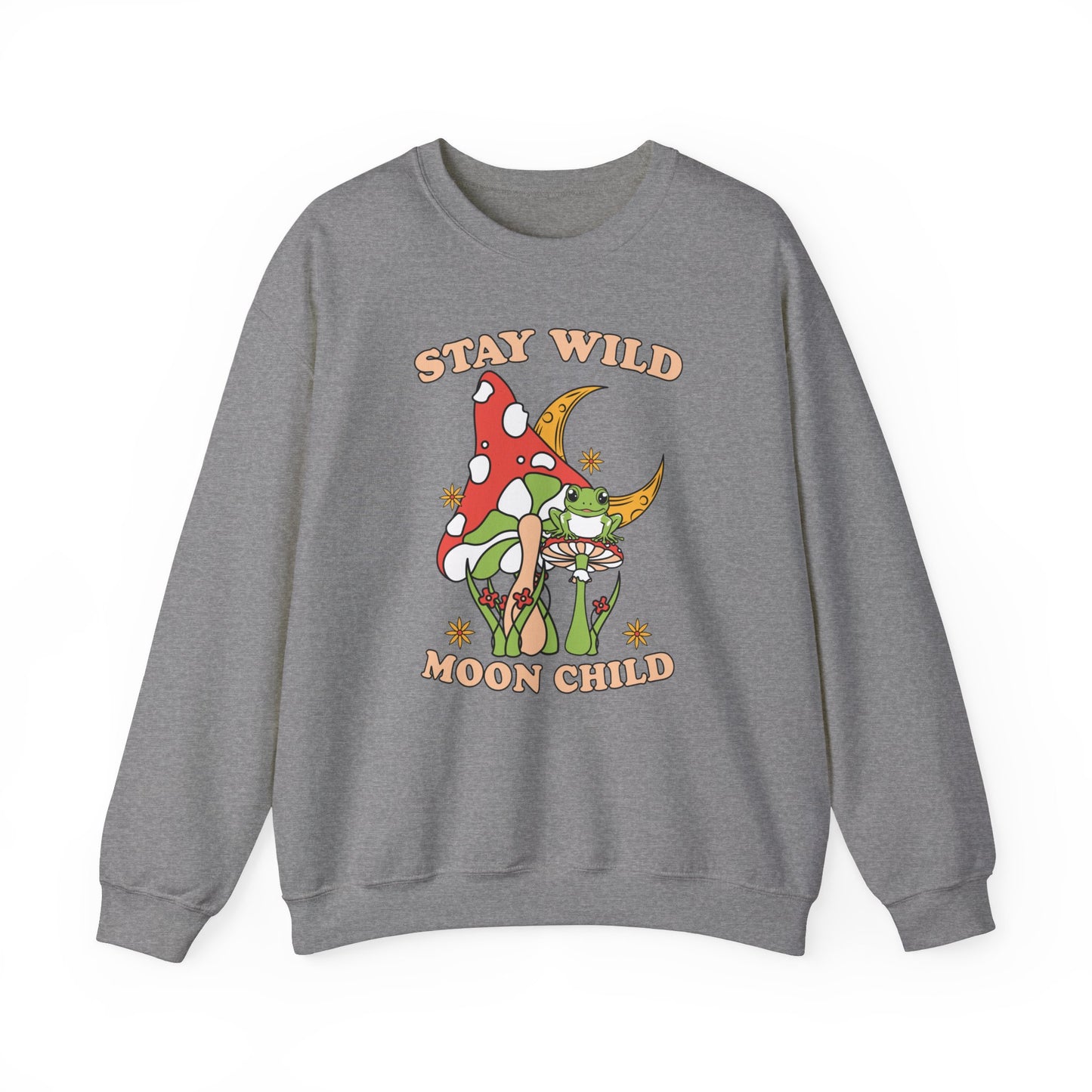 Stay Wild Moon Child Unisex Heavy Blend™ Crewneck Sweatshirt