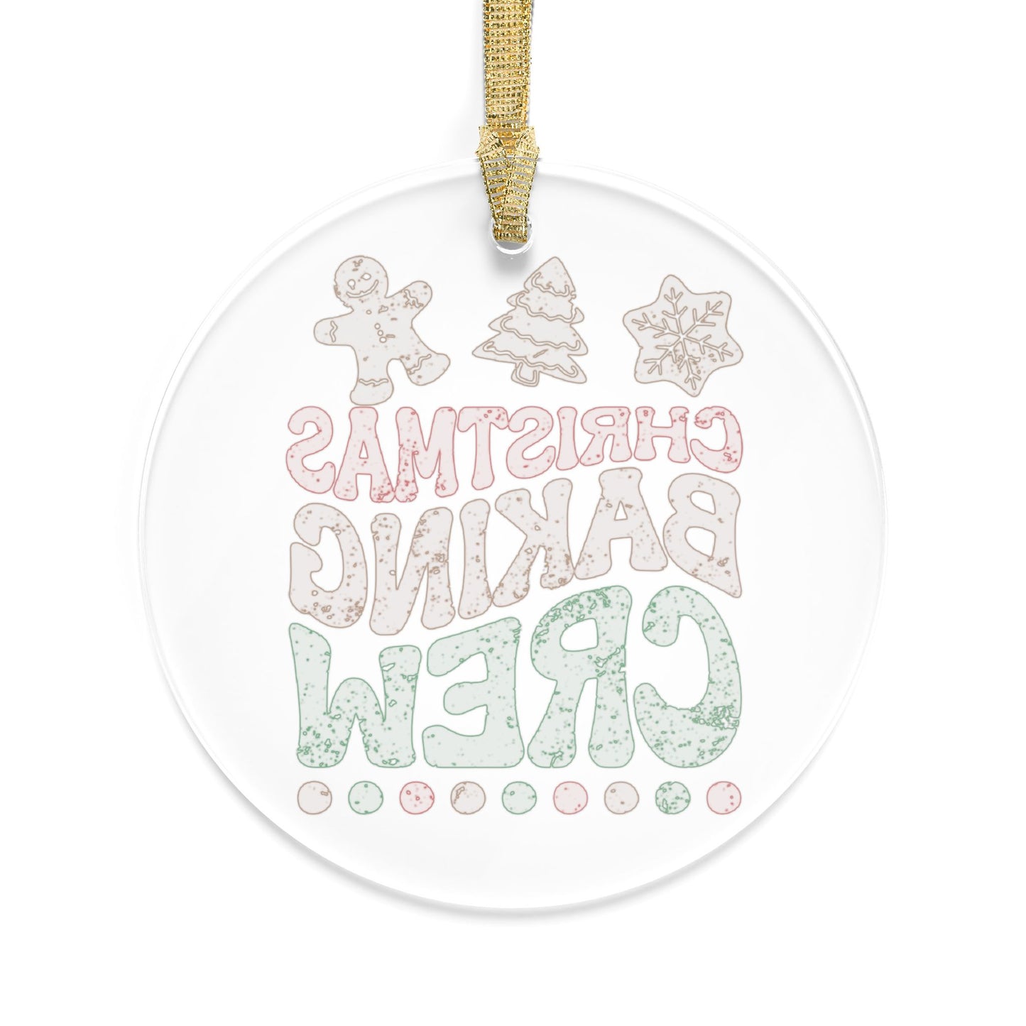 Christmas Baking Crew Acrylic Ornaments