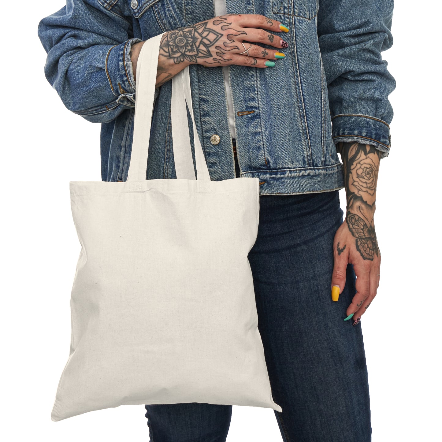 Happiness Comes in Waves Natural Tote Bag