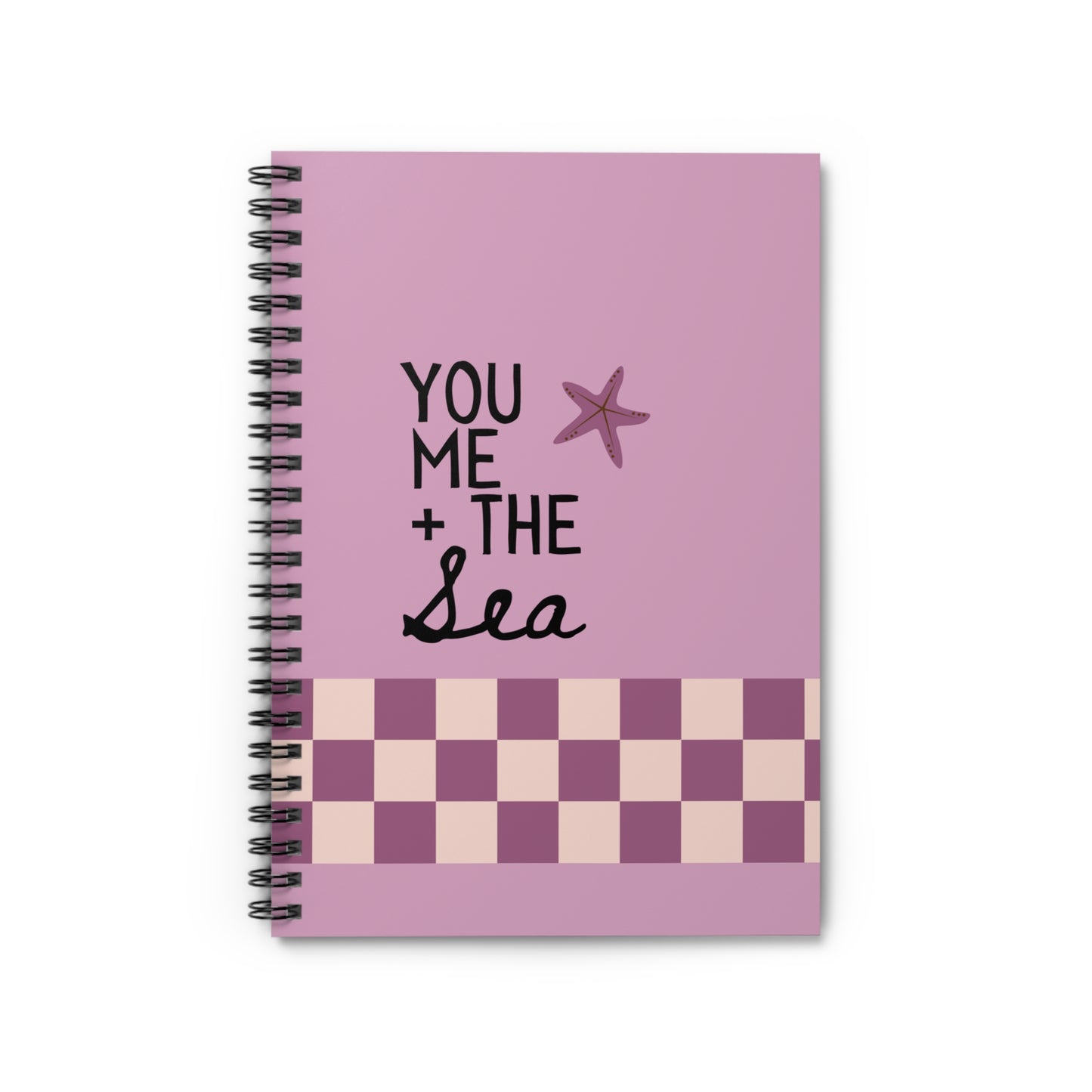 You Me and the Sea Spiral Notebook - Ruled Line
