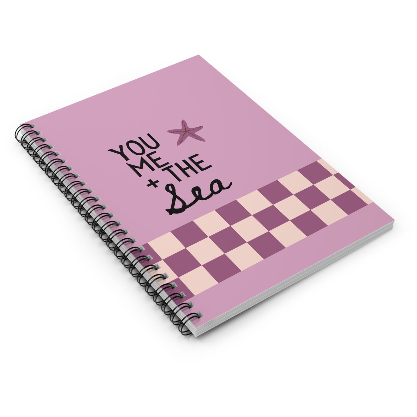 You Me and the Sea Spiral Notebook - Ruled Line