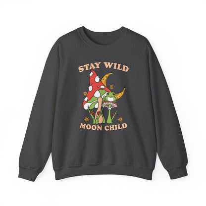 Stay Wild Moon Child Unisex Heavy Blend™ Crewneck Sweatshirt