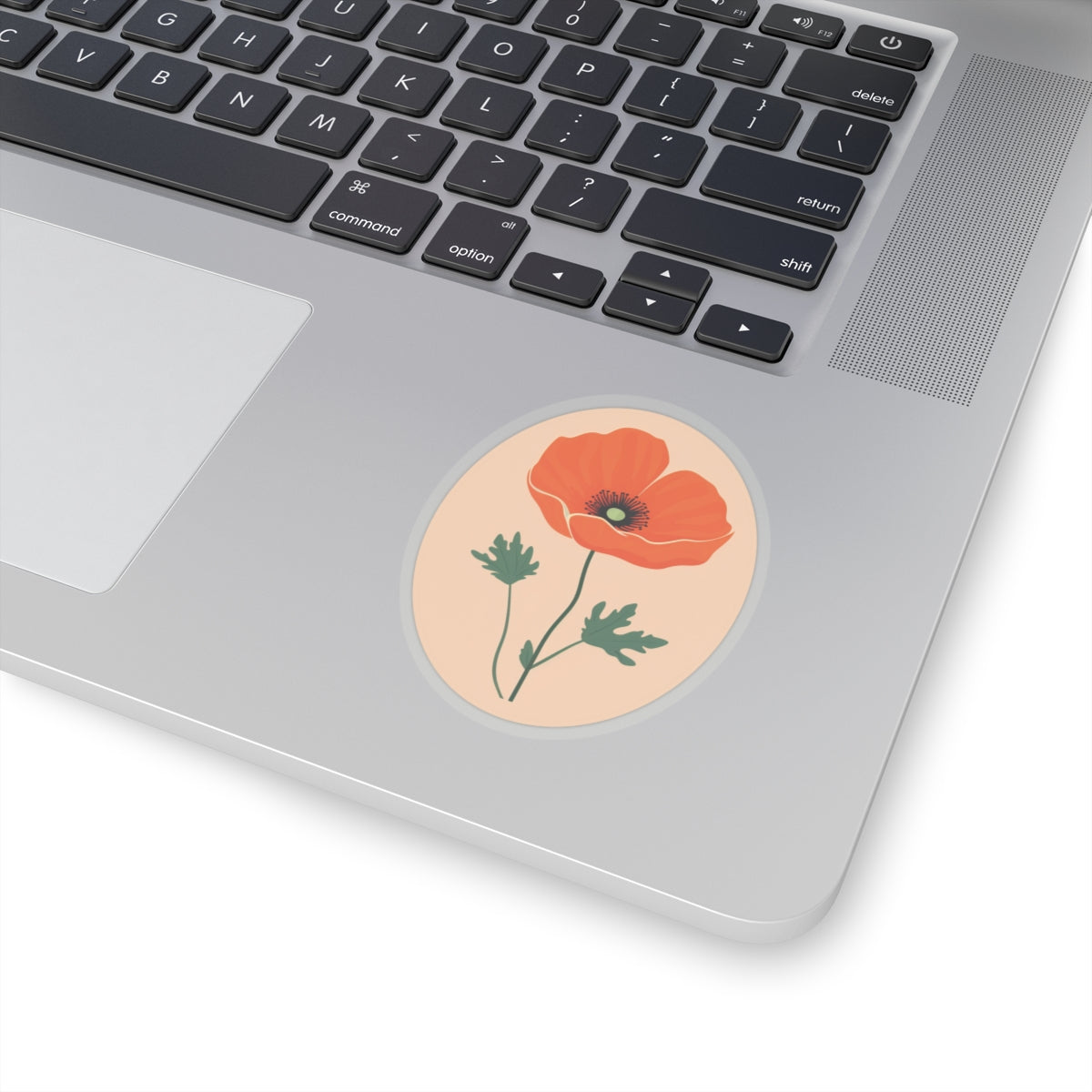 California Poppy Sticker, Flower Sticker, Planner Sticker, Laptop Decal