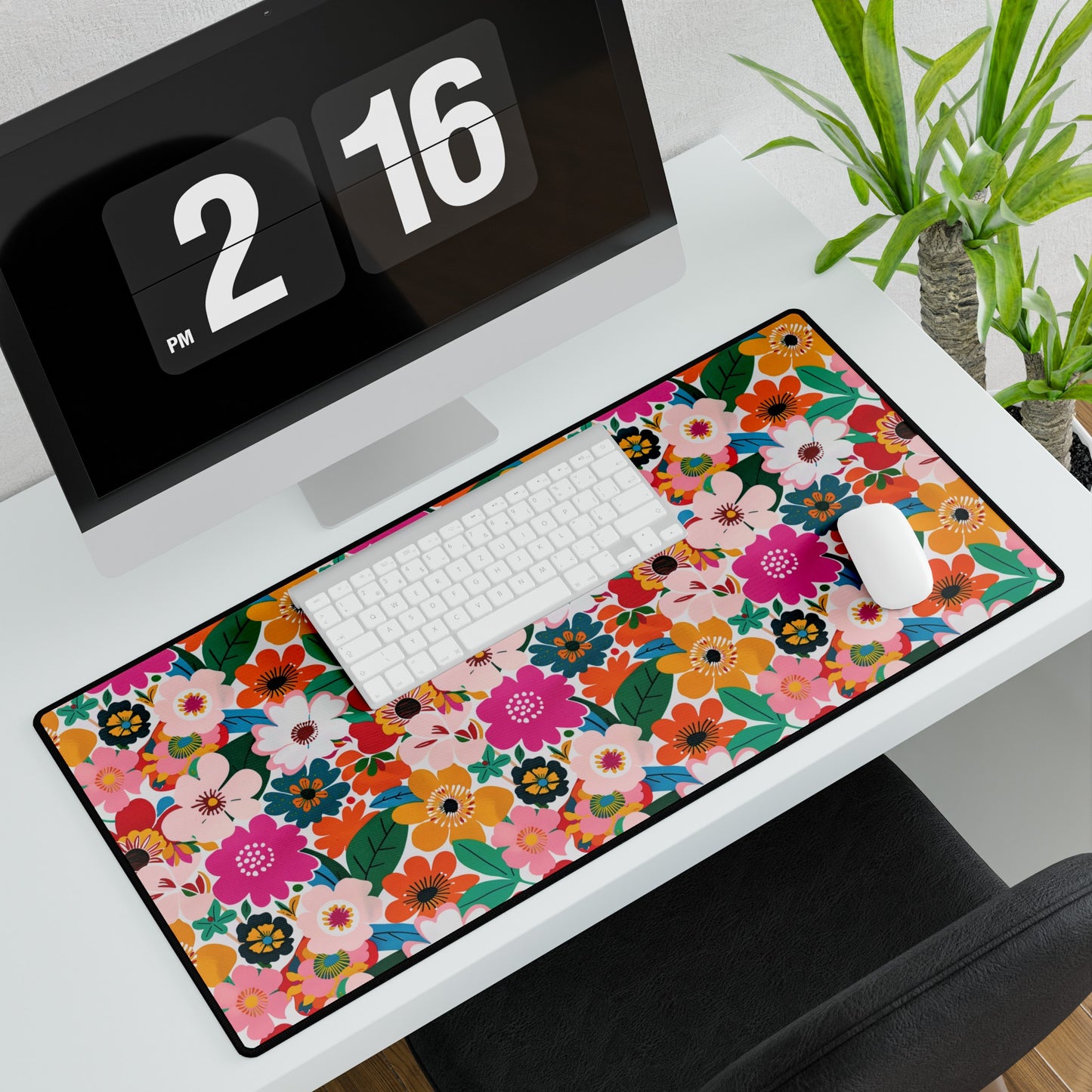 Retro Rose Desk Mat