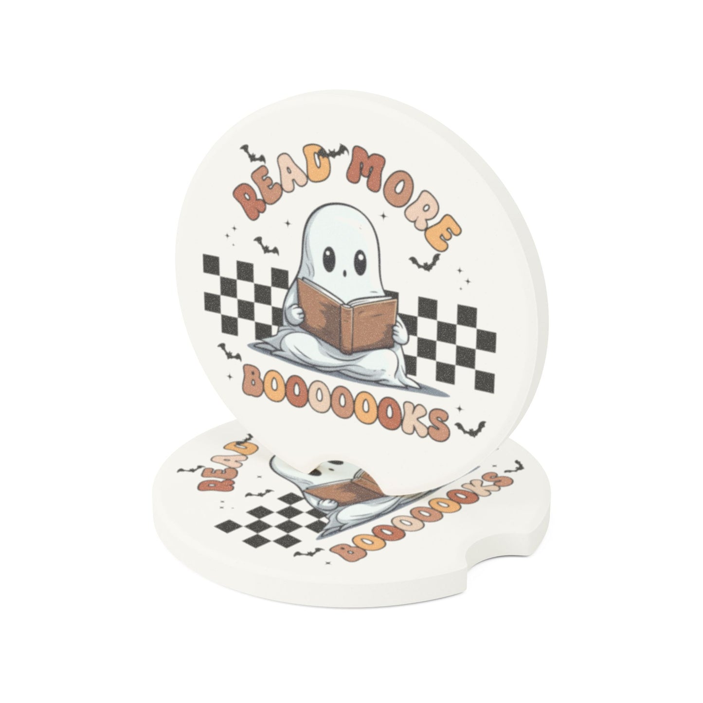 Read More Books Ghost Soapstone Car Coaster