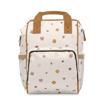 Spring Florals Multifunctional Diaper Backpack