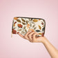 Autumn Florals Zipper Wallet