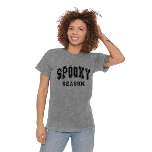 Spooky Season Unisex Mineral Wash T-Shirt