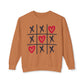 Valentine's Tic Tac Toe Unisex Lightweight Crewneck Sweatshirt