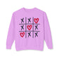 Valentine's Tic Tac Toe Unisex Lightweight Crewneck Sweatshirt