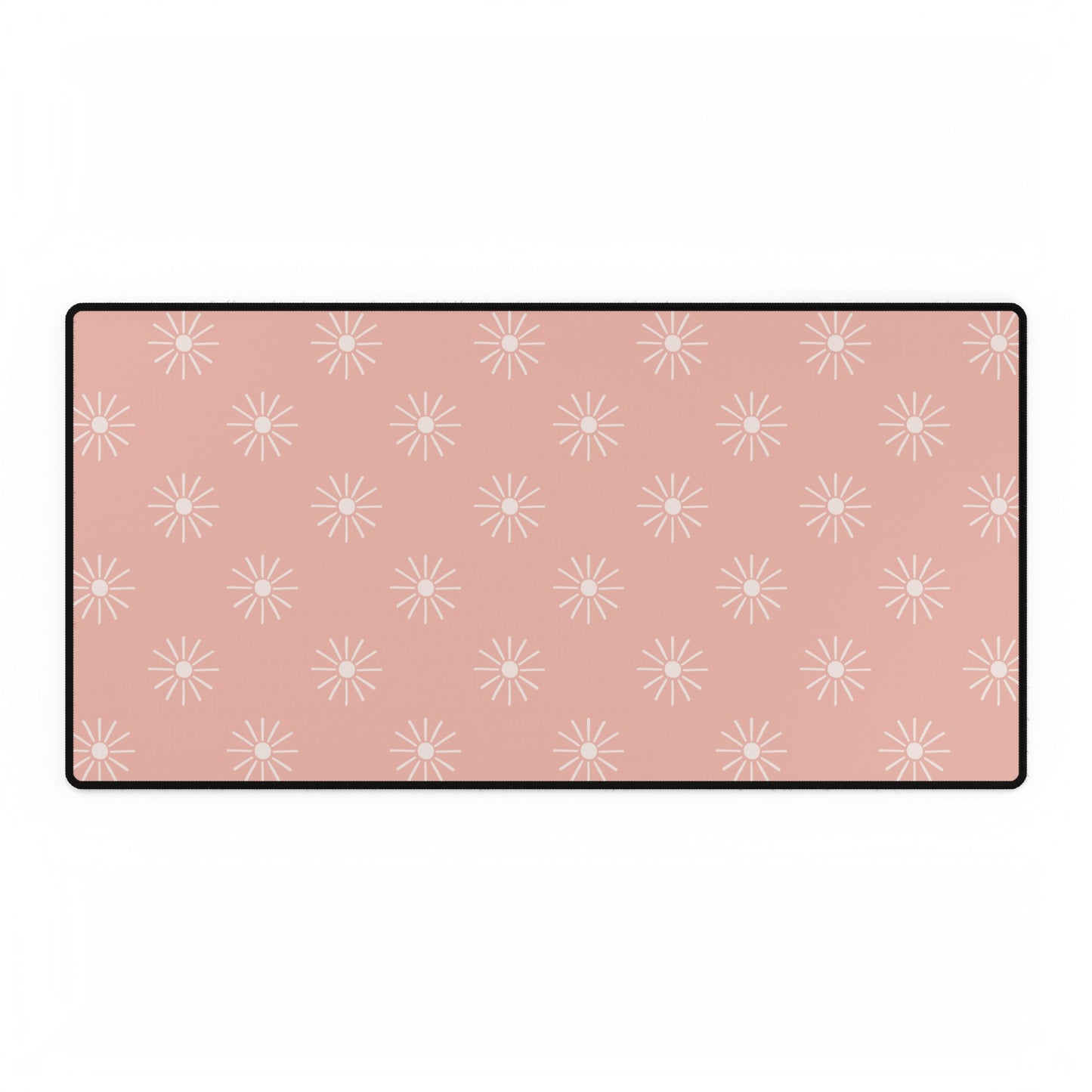 Rosy Rays Sun Desk Mat