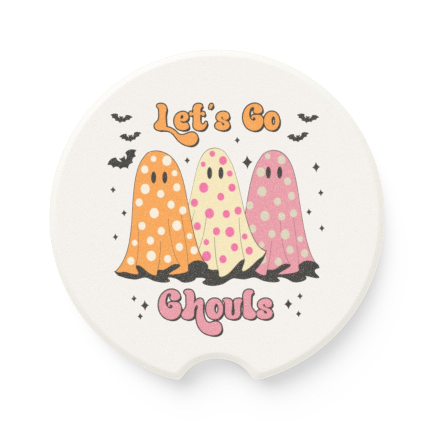 Let's Go Ghouls Soapstone Car Coaster