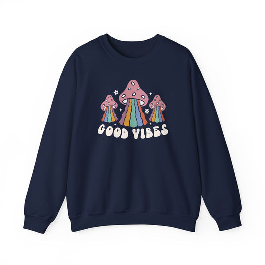 Good Vibes Unisex Heavy Blend™ Crewneck Sweatshirt