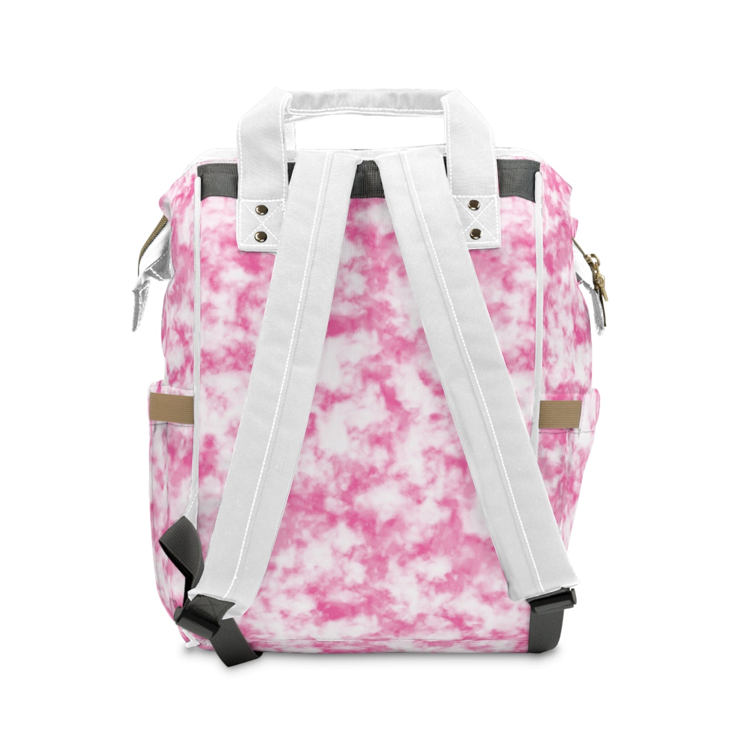 Pink Tie-Dye Multifunctional Diaper Backpack