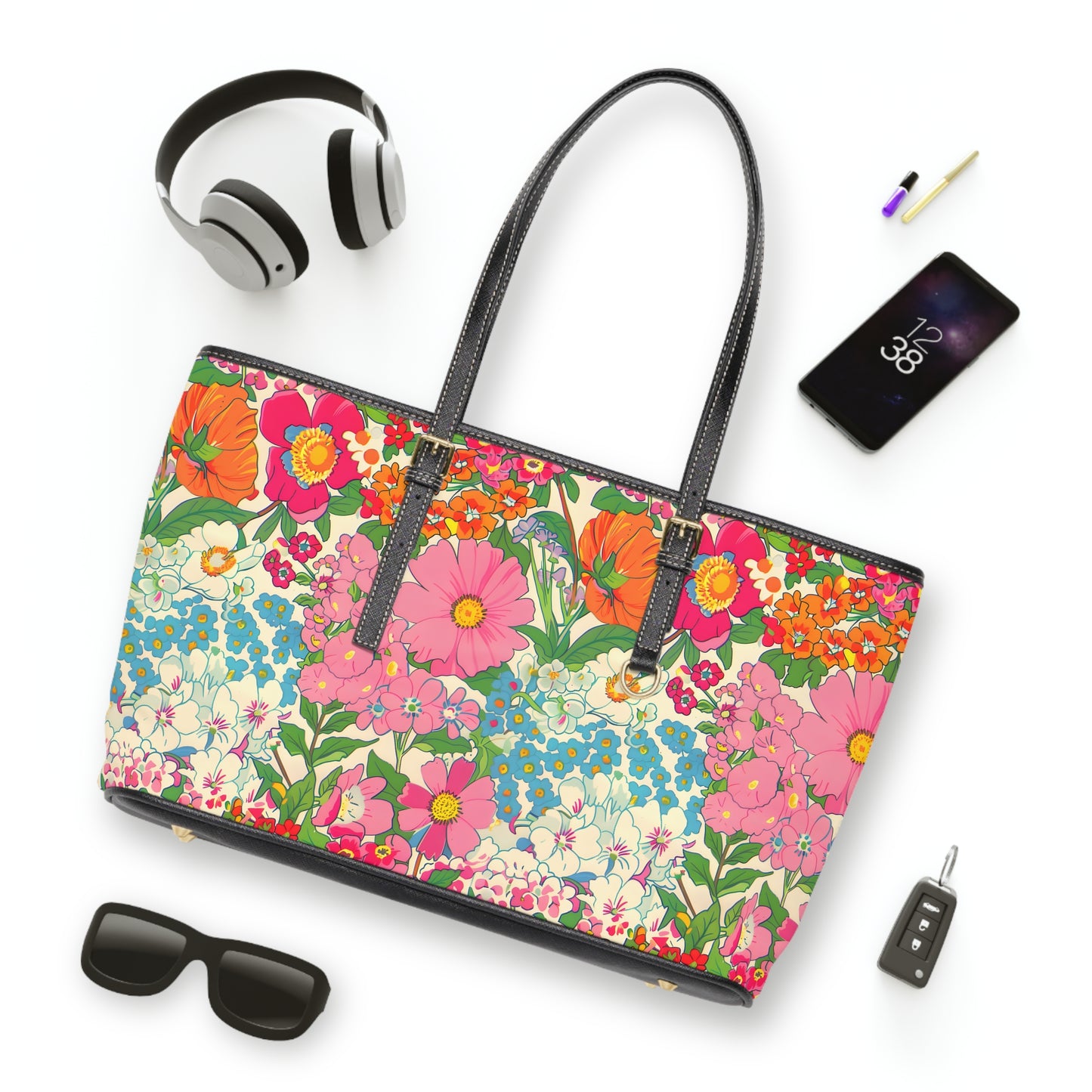 Petal Perfection Shoulder Purse Bag