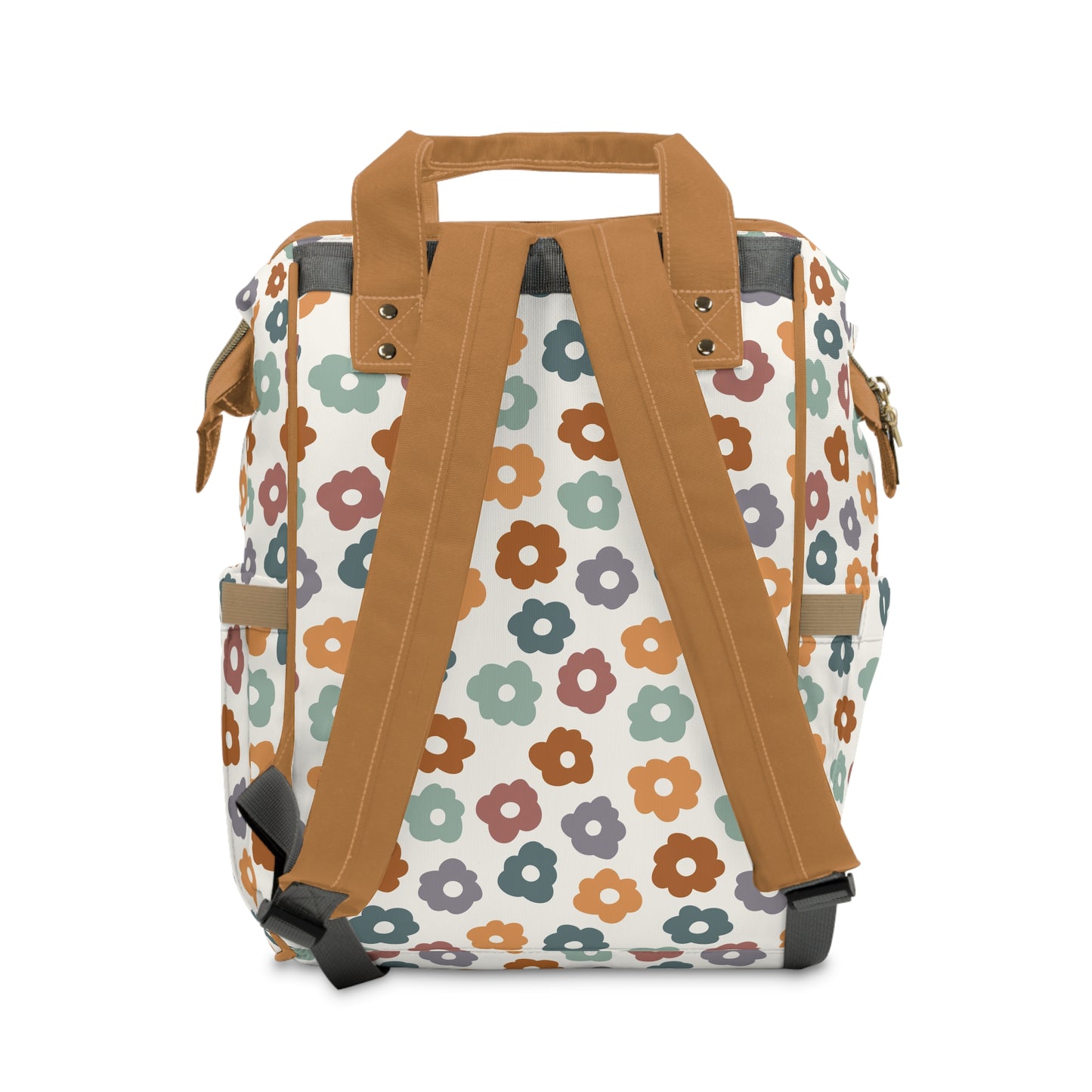 Groovy Flowers Multifunctional Diaper Backpack