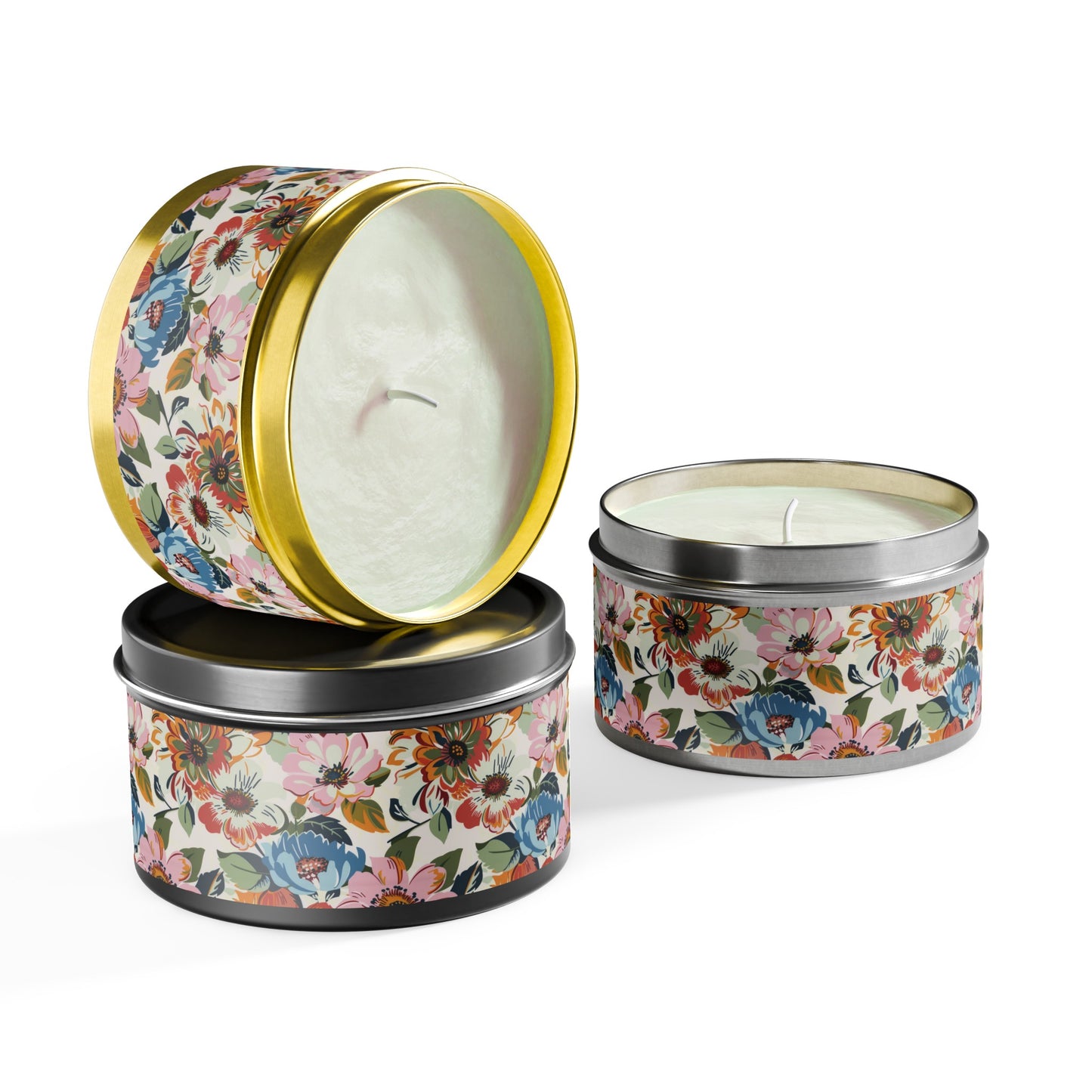 Secret Garden Tin Candle