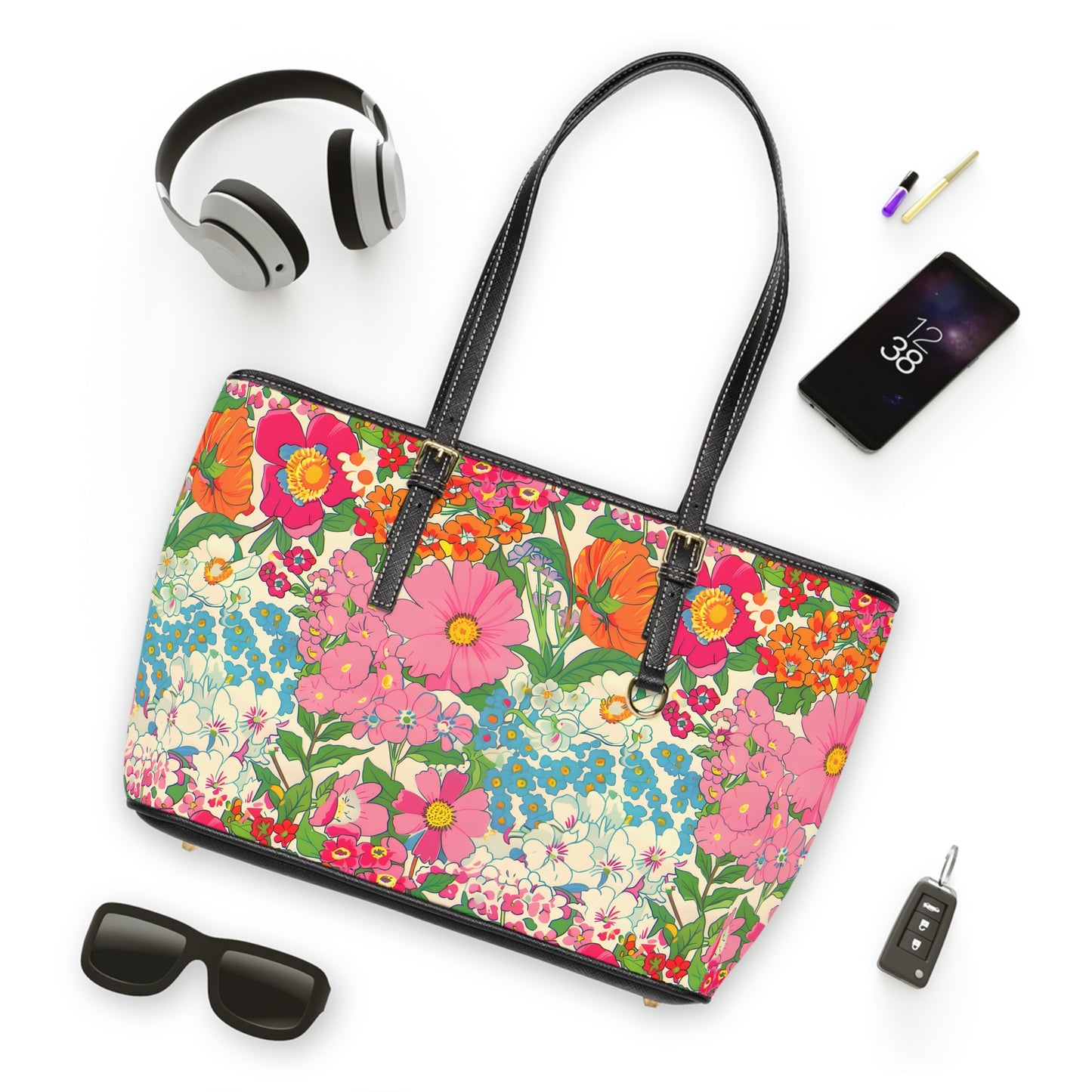 Petal Perfection Shoulder Purse Bag