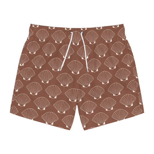 Neutral Seashell Swim Trunks (AOP)