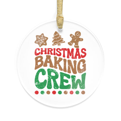 Christmas Baking Crew Acrylic Ornaments