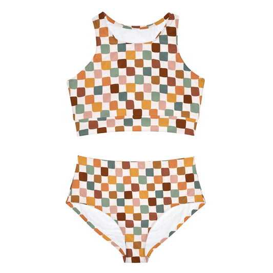 Checkered Summer Bikini Set