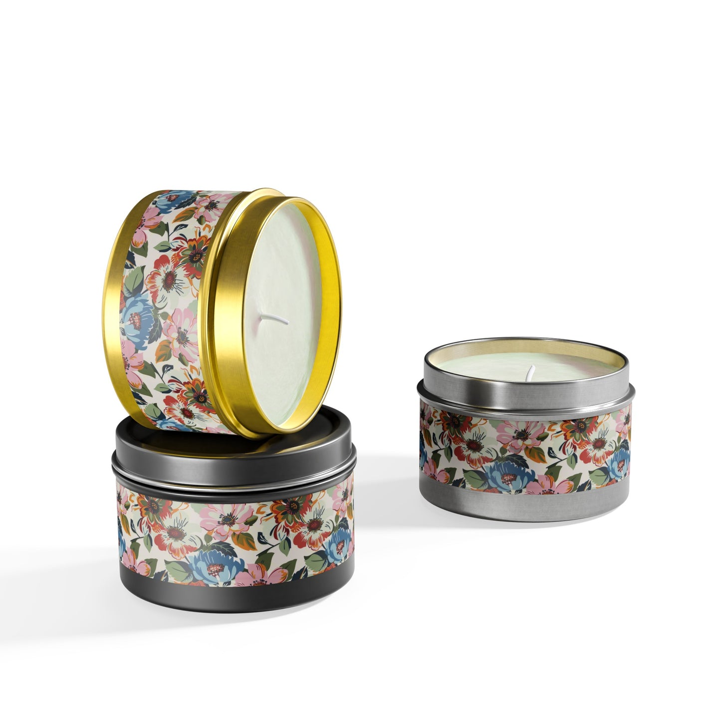 Secret Garden Tin Candle