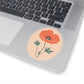 California Poppy Sticker, Flower Sticker, Planner Sticker, Laptop Decal