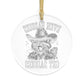 Even Baddies Get Saddies Acrylic Christmas Ornament