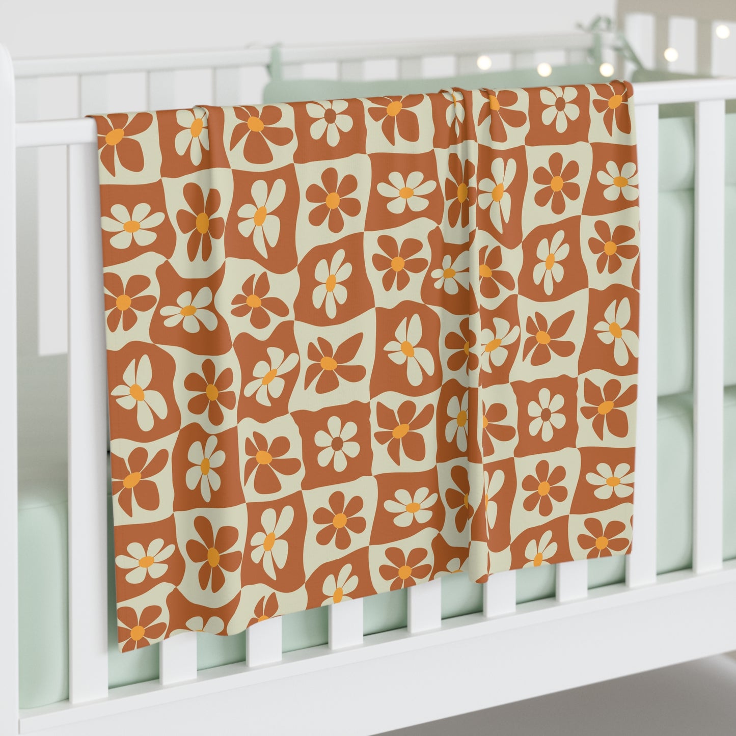 Dizzy Daisy Baby Swaddle Blanket