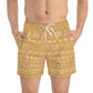 Mustard Men's Swim Trunks