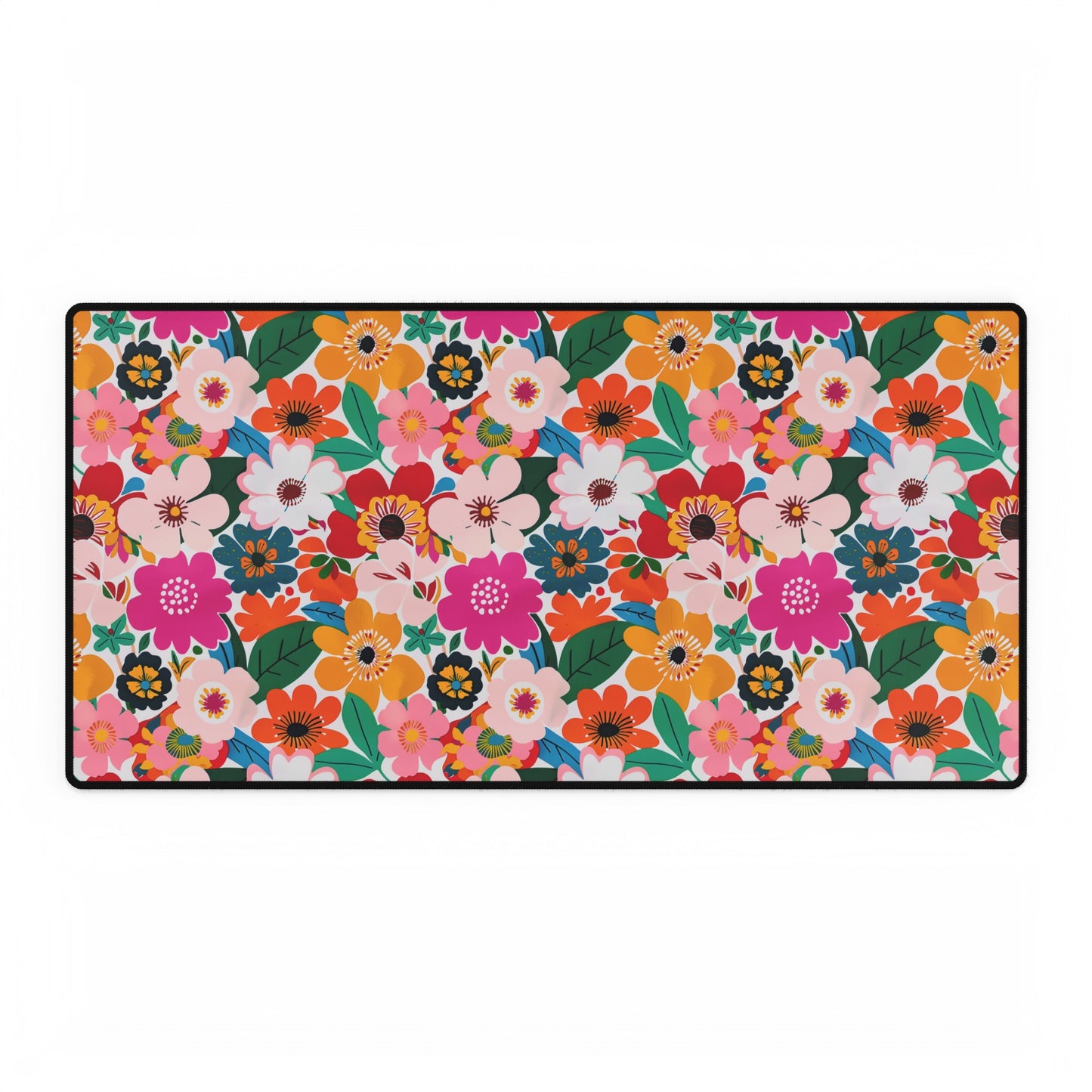 Retro Rose Desk Mat