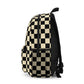 Black and White Checkered Backpack