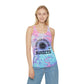 Forever Chasing Sunsets Tie Dye Women's Racerback Tank Top