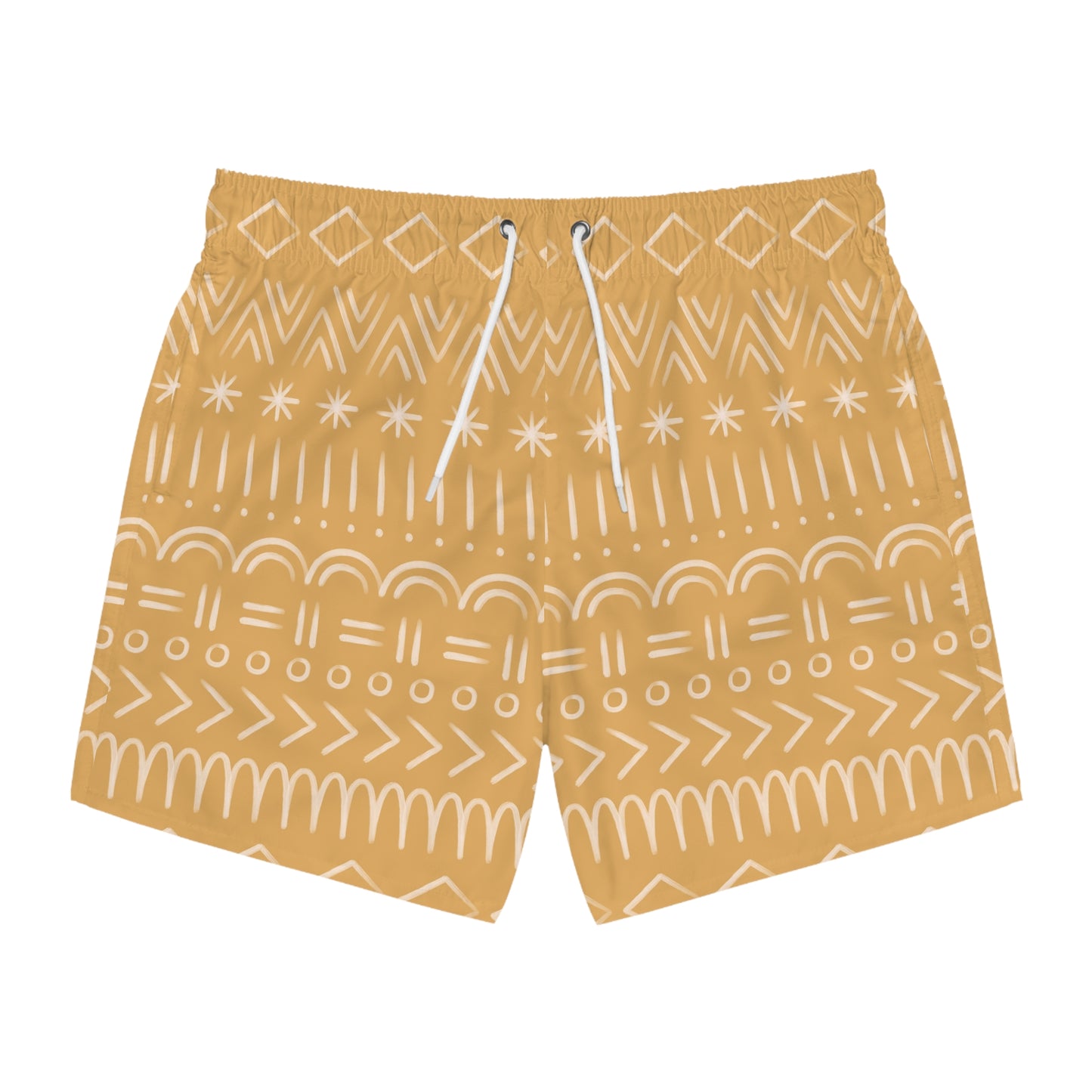 Mustard Men's Swim Trunks