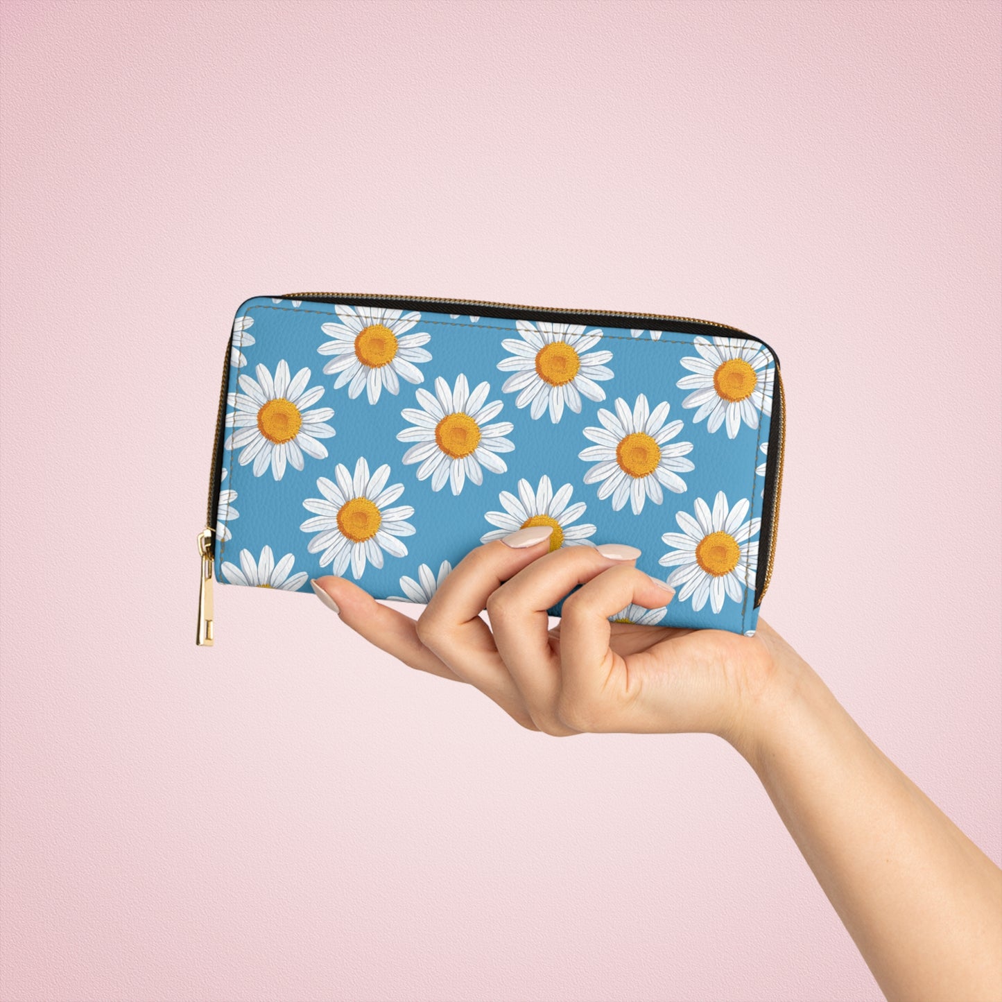 Daisy Fields Zipper Wallet