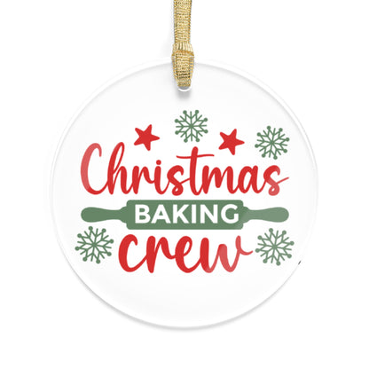 Christmas Baking Crew Acrylic Ornaments