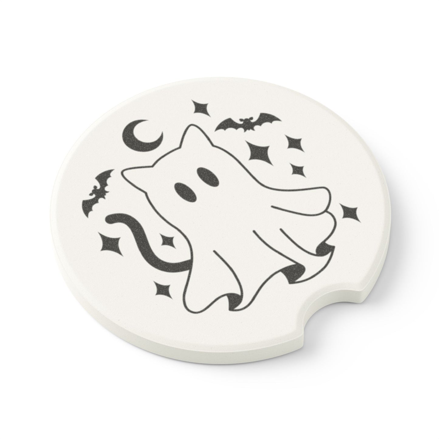 Phantom Paws Soapstone Car Coaster