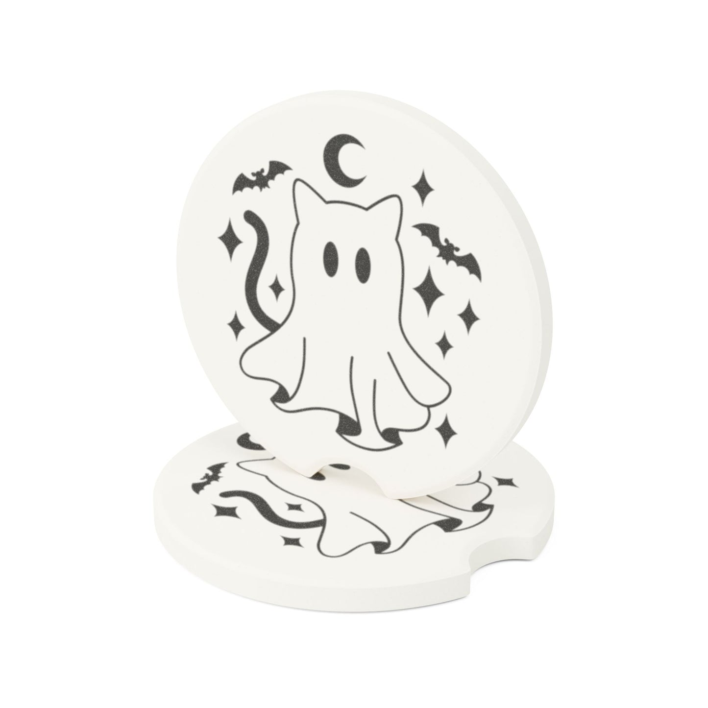 Phantom Paws Soapstone Car Coaster