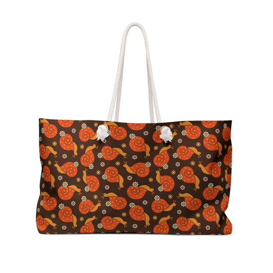 Groovy Snail Weekender Bag