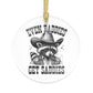 Even Baddies Get Saddies Acrylic Christmas Ornament