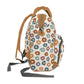 Groovy Flowers Multifunctional Diaper Backpack