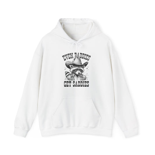 Even Baddies Get Saddies Unisex Heavy Blend™ Hooded Sweatshirt