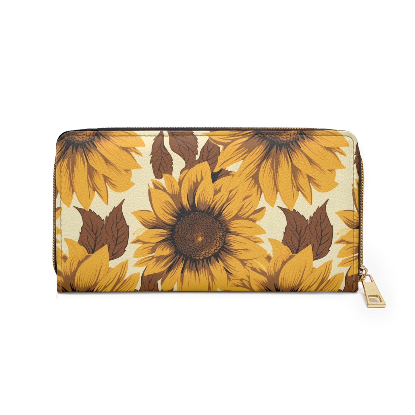 Sunflower Zipper Wallet