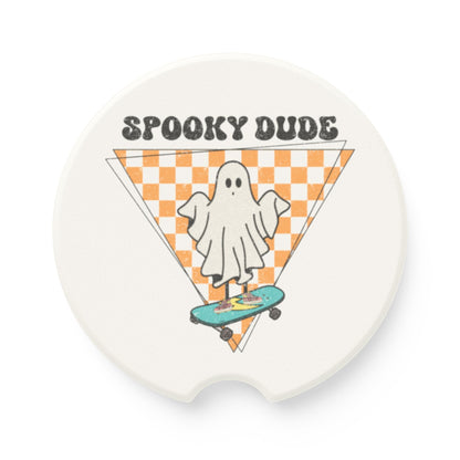 Spooky Dude Soapstone Car Coaster