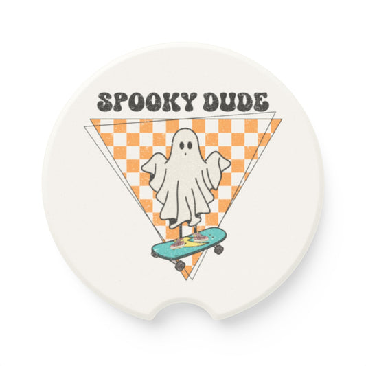 Spooky Dude Soapstone Car Coaster