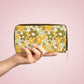 70s Floral Zipper Wallet