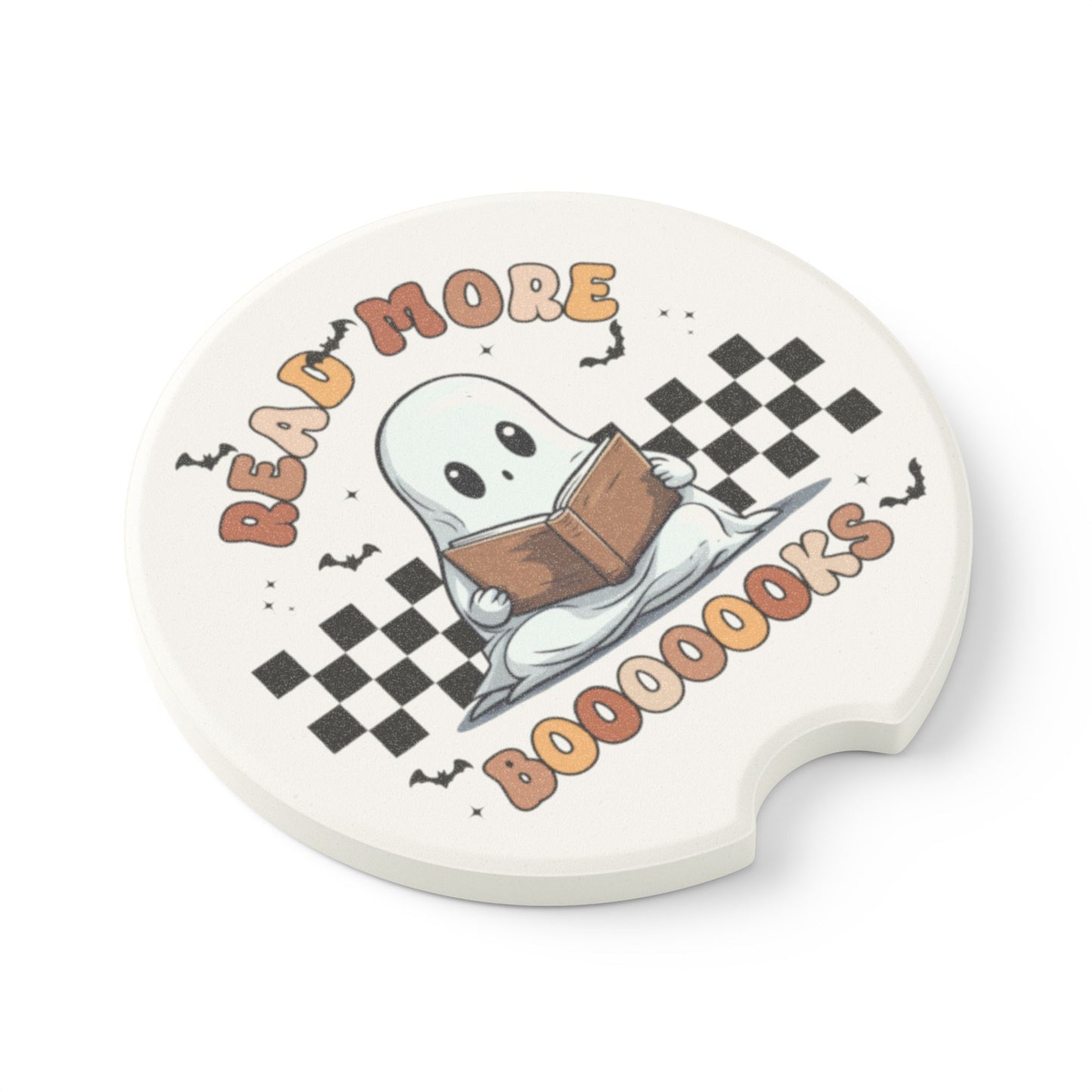 Read More Books Ghost Soapstone Car Coaster